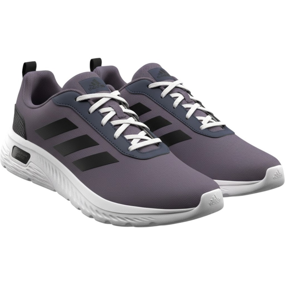 Adidas Cloudfoam Comfy LE 3 Mens Running Shoes Purple Navy JL4518 Size 9.5
